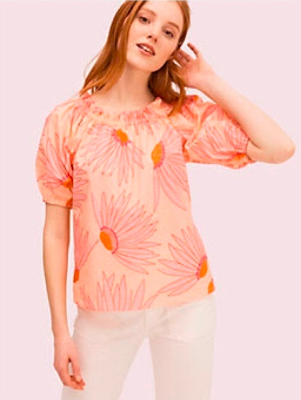 Kate Spade Falling Flower Top. Size XS